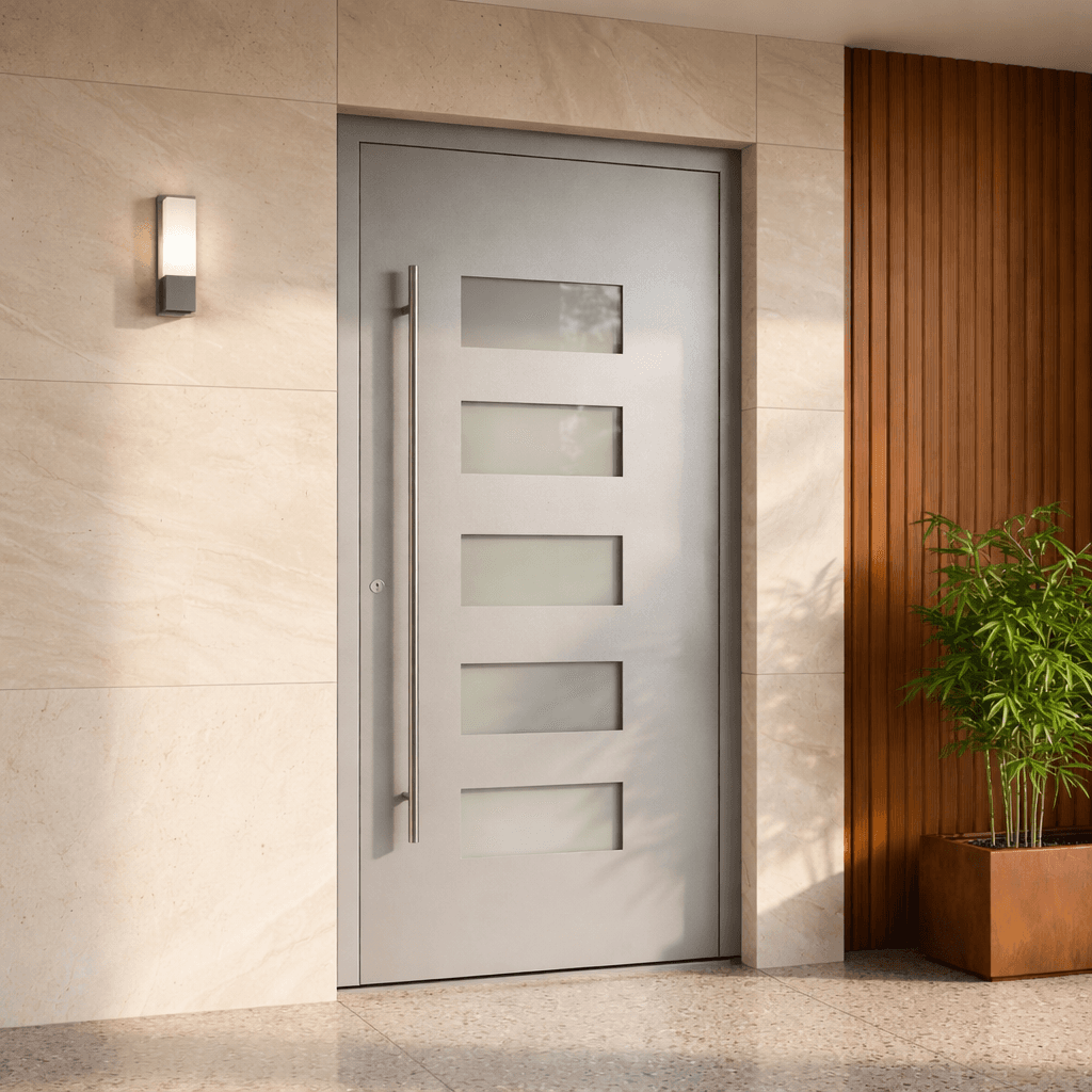 Linea L-110 — light door with geometric design